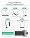 UREVO Walking Pad Handle Bar Only, Universal Compatible for Walking Pads 23.6'' Wide, Transform WalkingPad Into a Treadmill in Seconds, Easy Moving with Wheels, Quick Assembly, Sturdy Design, Black