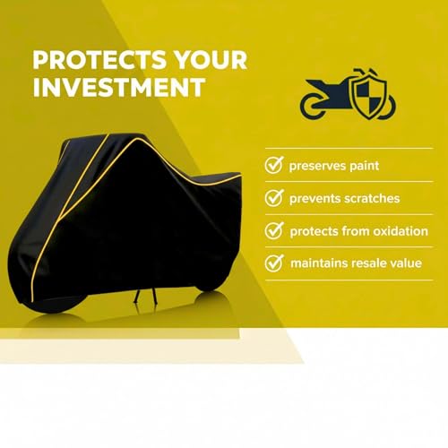 Image of Stylish Water Resistant Scooty Body Cover Compatible with Ola S1 Air & All Models | UV Protection, Dustproof, Heat Resistant, Two Wheeler | New All Weather Protection, Dust & Rain