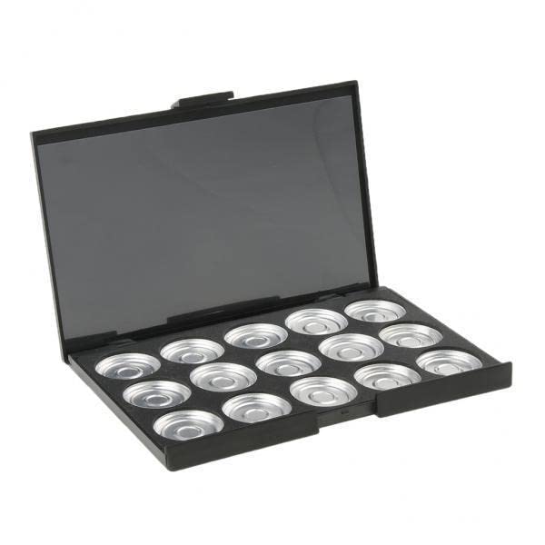 ATORSE 7xBlack Makeup Palette Empty Eyeshadow Blusher Case Cosmetic Collection Small-image-27