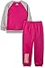 adidas I Lin FL Pantalón de Chándal, Niños, Rosa/Magenta/Gris (Real/Medium Heather/Haze Coral),...