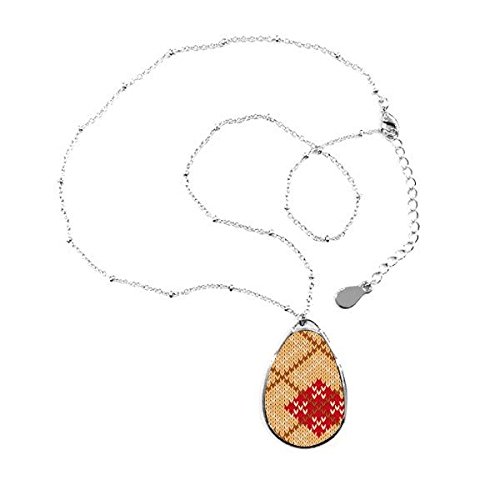 Bijoux collier quatre couleurs pour illuminer vos tenues d'hiver au style nordique chaleureux