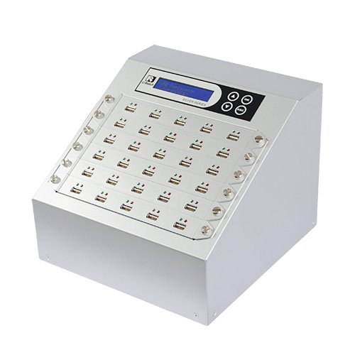 Ureach 1:39 USB Duplicator 2GB/Min - Standalone Flash Drive Copier/Eraser - Clones Thumb Drives Up to 33MB/Sec - Intelligent 9 Silver Series (UB940S)