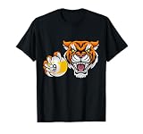 Tigre 9 balles piscine billard équipe sportive mascotte tenant une illustration de dessin animé de 9 balles