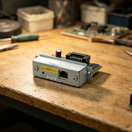 Tarjeta de Red Ethernet UB-E02 para impresoras TM-T88III T88IV J7000 - Adaptador LAN rj45 10/100Mbps para actualización de sistema POS placa PCB tamaño estándar miniatura 2