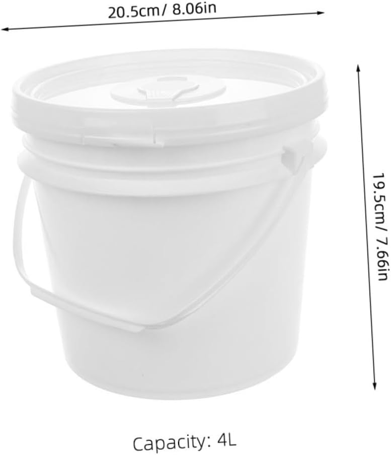 Baluue 2pcs Wipe Container for Bathroom Refillable Wipes Bucket Plastic Bucket Lid Portable Holder Dispenser Wet Storage