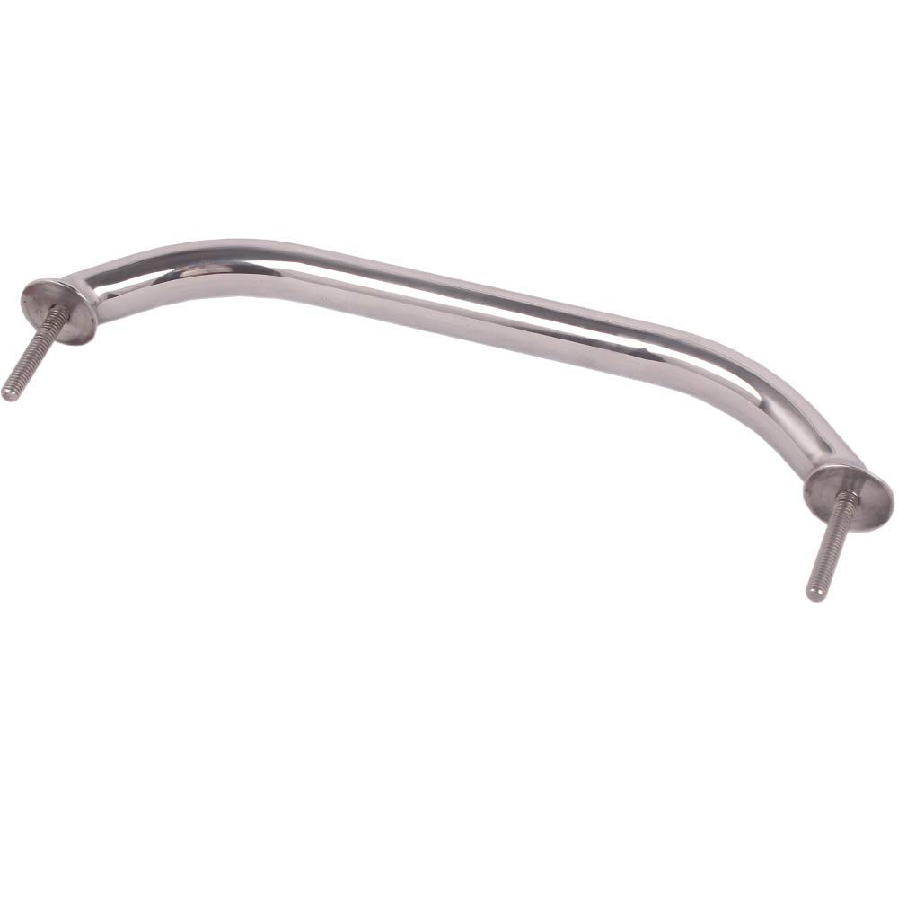 Hoffen 13 Inch Grab Handle 316 Stainless Steel Handrail Polished Grab Bar Hardware Multipurpose for Marine Yacht RV Bathroom