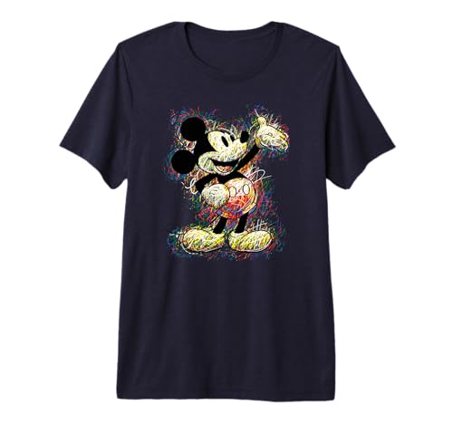 T-Shirt Mickey Mouse Disney Scribble idéal pour vos sorties décontractées