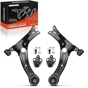 A-Premium 4Pcs Front Suspension Kit, Lower Control Arm, Lower Ball Joint, Compatible with Toyota Corolla 2009-2013, Matrix 2003-2008, Pontiac Vibe 2003-2008