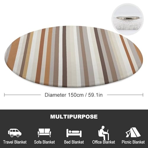 Couverture de plage ronde 150cm : finie la serviette mouillée