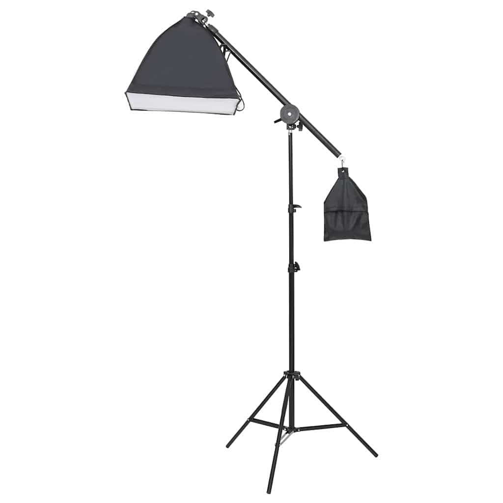 Set da studio fotografico con luce continua a LED, softbox, riflettore, treppiede in alluminio, temperatura di colore 5600 K, 3 luci, sfondo 500 x 300 cm, ideale per fotografia, video