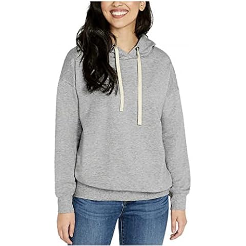 Buffalo David Bitton Women's Super Soft Hoody Pullover, Medium Heather, XL Cover