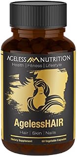 AgelessHAIR - Premium Hair Growth Formula for Healthier, Stronger, Shinier Hair - All