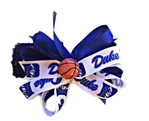 Image of Duke Baby Girl Boutique Bow Crocheted Headband