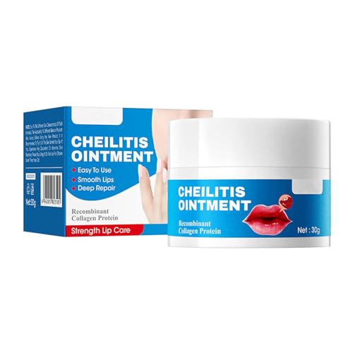 Chei-litis Ointment Lip Cream - Intensive Repair for Dry, Cracked, In-flamed Lips - Hydrating Lip Balm - Soothing Moisturiser for Angular - Lips Care & Dead Skin Exfoliate For Winter & Autumn