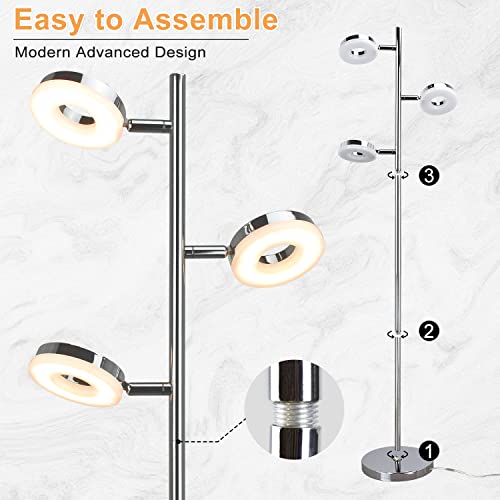 Lámpara de pie interior Dllt para iluminar esquinas oscuras 5