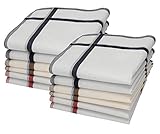 Betz 12 Stück Herren Stoff Taschentücher Set Leo 2 100% Baumwolle Größe 40x40 cm Farbe Dessin 8