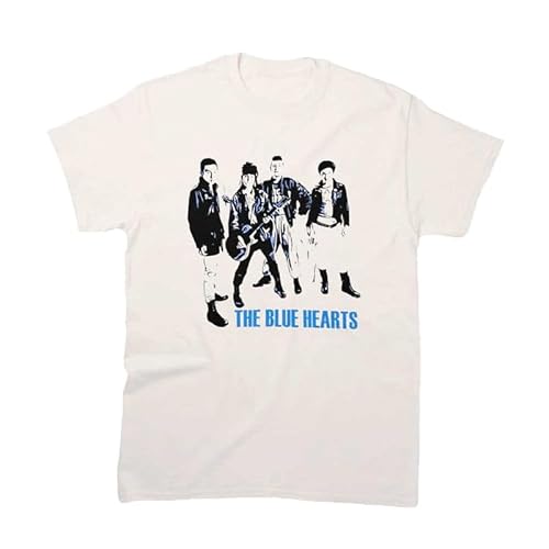 [Liaesmart] �u���[�n�[�c THE BLUE HEARTS �o���h ���b�N t�V���c �b�{�q���g �����Y ���f�B�[�X �ĕ� �� �X�|�[�c �g�b�v�X �v�����g ���� �ʋC�� �t�@�b�V���� ������� �j�����p �傫���T�C�Y