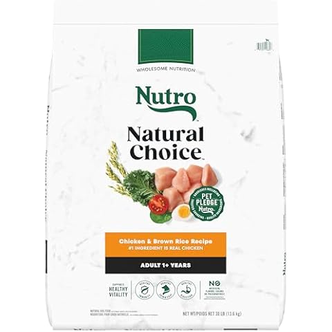 NUTRO NATURAL CHOICE Adult Dry Dog Food, Chicken & Brown Rice Recipe Cover