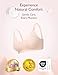 Momcozy Nursing Bras for Breastfeeding, Seamless Ultra Comfort Maternity Bra, Natural Shape, Pregnancy Sleep Bralette