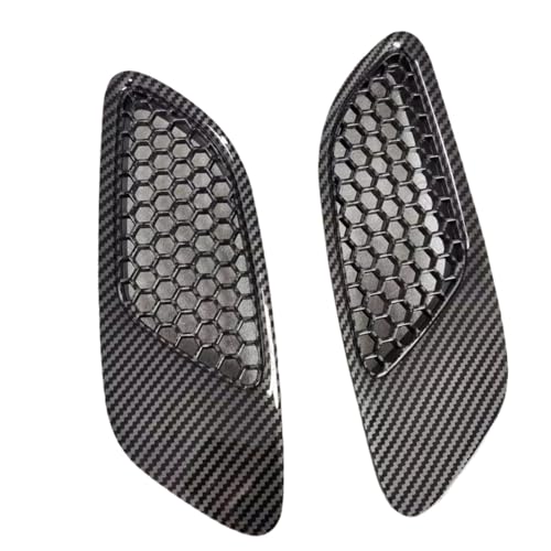 Grille d'aération de capot de voiture cache décoratif carbone Jeep Wrangler