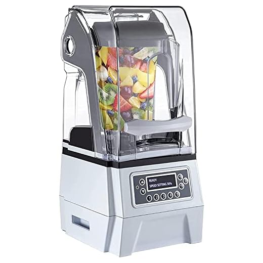 VEVOR 110V Commercial Smoothie Blenders 1.5L/50.7oz 1500W Countertop Silent Blender with Sound Shield, Quiet Blender Self-Cleaning, Includes Multifunctional 2-in-1 Wet Dry Blades