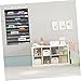 Veemoon 1pc Wall Pocket Chart File Holder Teaching Organizer for Office Supplies Classroom Home Learning Efficient Storage for Letters Cards and Sundries