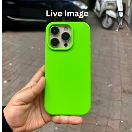 Image of Liquid Silicone Case Compatible for iPhone 13 Pro | Slim Back Cover | Soft Touch Bumper | Shockproof Drop Protection | Microfiber Cloth Inside | Sleek Solid Design