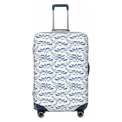 Housse de protection pour valises rigides extensible contre les rayures grand bagage L noir