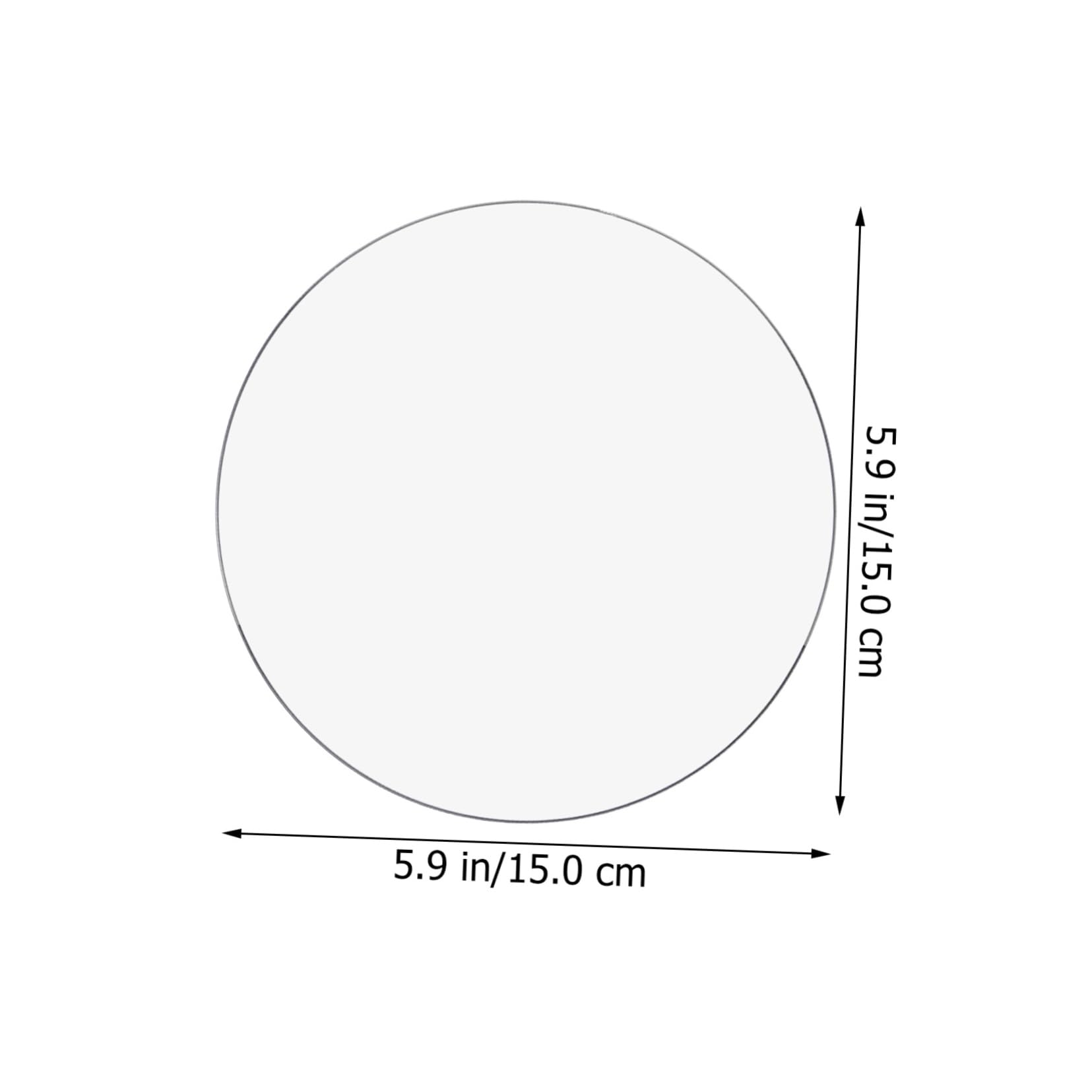 MUCKLILY Wide-angle Anti-theft Mirror Convex Garage Traffic Mirror for Blind Corner Driveway