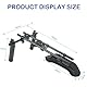 NICEYRIG Camera Shoulder Rig mit Dual Handgrip,Schulterpolster 15mm für spiegellose DSLR-Kameras, stabile Videoaufnahmen, Schulter-Rig mit Universal-Grundplatte,Aluminium-Legierung,15mm Stab,Griff-Set