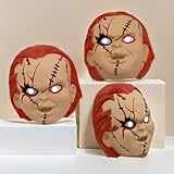 【Kids/Adults Mask Options】1 PCS Chucky Mask Halloween Mask for Kids/Boys/Gilrs Halloween Costume Chucky Costume