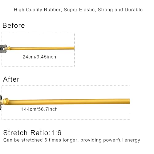 5 or 10 Slingshot Bands,Sling Shot Rubber Tubing Bands,Slingshot Replacement Bands,Wrist Sling Rocket Replacement Bands for Heavy Duty Slingshot Adults Hunting