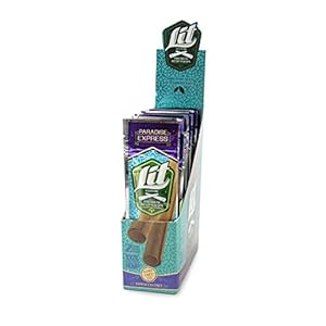 Lit Culture – Premium 100% Hemp Wrap Rolls – 2 Wraps/Pack, 24 Pack Display Box (Paradise Express)