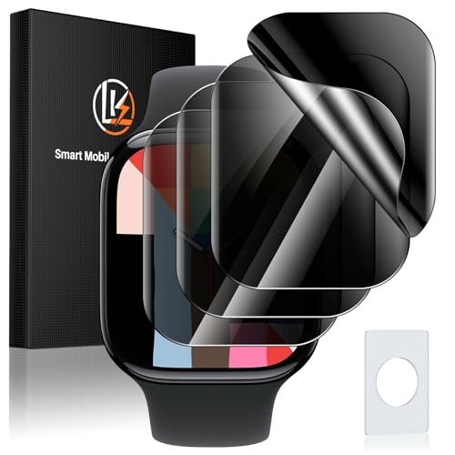 LK 4 Pack for Apple Watch Series 11/10 Screen Protector 42mm Privacy, [Anti-Spy] Upgrade Soft TPU Film Apple Watch 42mm Screen Protector, HD Ultra-thin Touch Sensitvie, Full Coverage