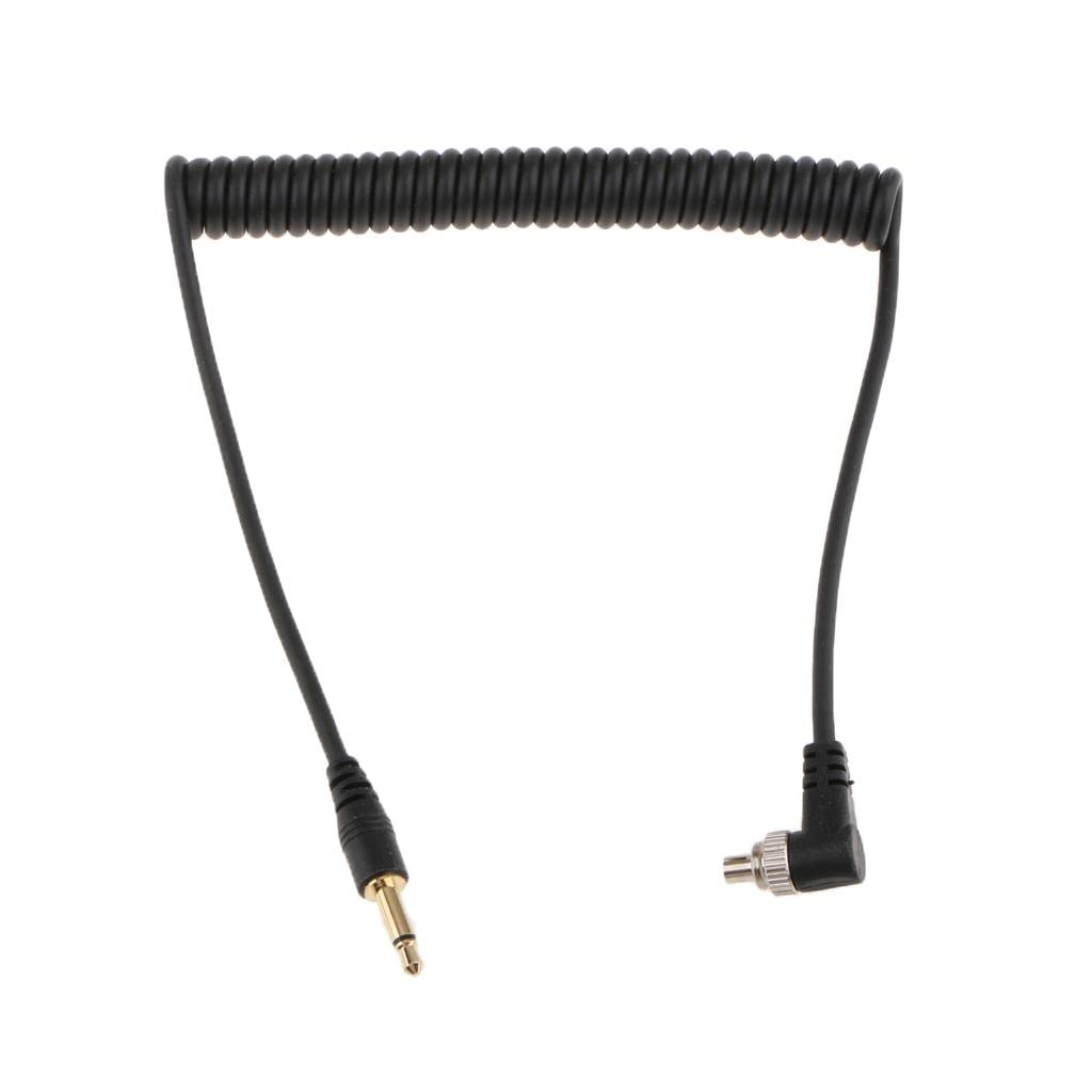 3.5mm to Male Flash PC Sync Cable Cord Screw Lock for SLR Camera| Cords| Flashes & Accessories |Cameras Photo-picture-22