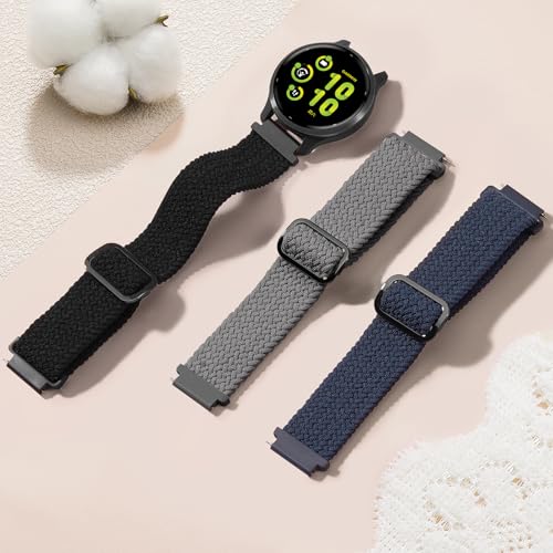Correas trenzadas compatibles para Garmin Vivoactive 5, pack de 3 miniatura 5