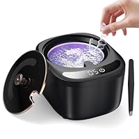Morole Pulitore Ultrasuoni con Lampada UV | 45000Hz | 230ML | Portatile | Pulitore Ultrasuoni per Apparecchio Denti, Bite, Protesi Dentali, Allineatori e Gioielli