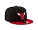 NBA Chicago Bulls Men's 2-Tone 59FIFTY Fitted Cap, 7.875, Black