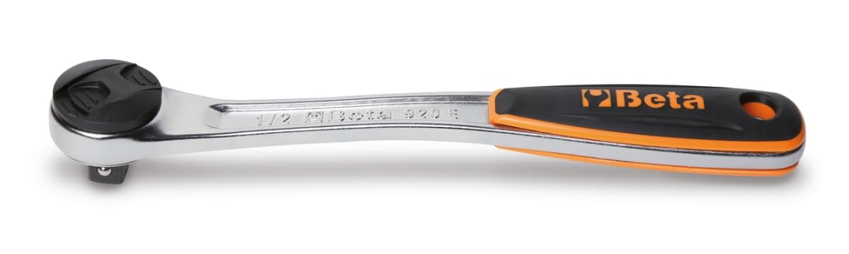 Beta 920E/55 - Cricchetto reversibile con attacco quadro maschio 1/2", con Meccanismo a 72 Denti e Testa Compatta