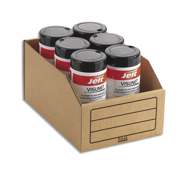 Bac à bec de stockage en carton brun L20xH15xP30 cm (Pack de 50)