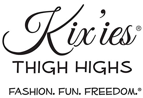 Kix'ies Stockings For Women | Thigh High Stockings With No-Slip Grip Stay Ups Thigh Bands | Womens Thigh High Stockings (Sammy White Fishnet 1311D) #TOP5