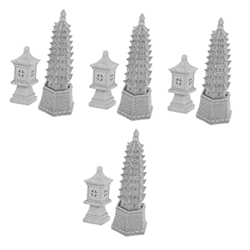 Pagode miniature et pavillon de jardin extérieur pour créer un espace zen sur votre table