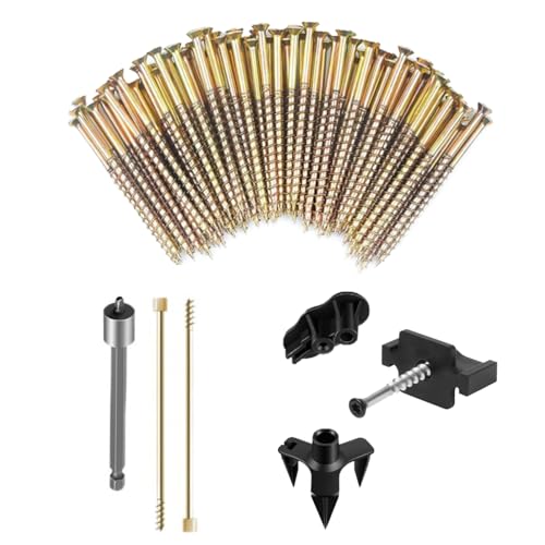 1PACK Squeaky Floor Repair Kit, Floor Fix Screws Kit for Most Woo...