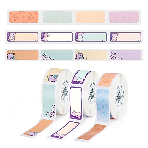 HPRT H11 lot de 3 rubans d'étiquettes thermiques blanches pour mini imprimante nomade