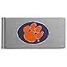NCAA Siskiyou Sports Mens Clemson Tigers Brushed Metal Money Clip One Size Team Color