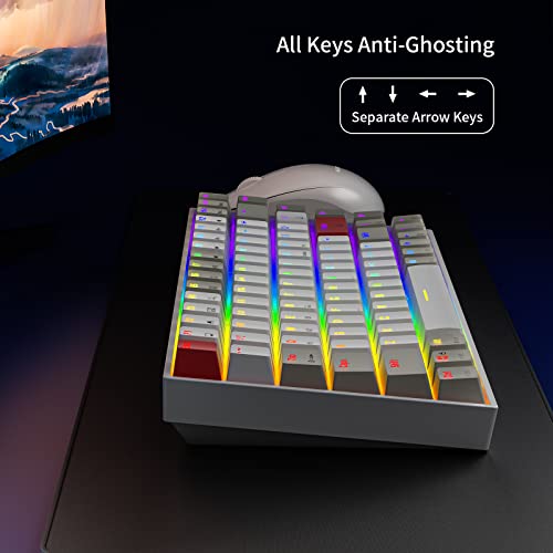 Teclado Mecánico Gamer GM840 75% Inalámbrico/USB-C miniatura 7