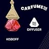 Carfume Limited Edition Kisboff Car Air Freshener | Premium Ginger Biscuit, Cinnamon & Vanilla Fragrance | Luxury Recyclable Scented Diffuser - Odour Eliminator - UK Made Car Accessories #3