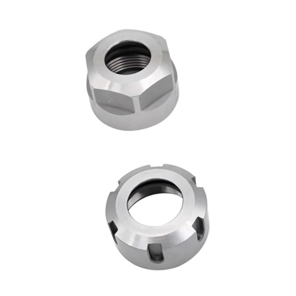 10 tuercas de sujeción de pinza de metal ER8-ER25.(M10x0.75)