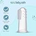 LuvLap Baby Silicone Finger Toothbrush with case for Easy Cleaning, Massaging, and...