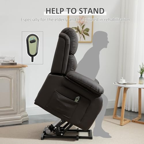 Sillón eléctrico reclinable con masaje y calefacción negro miniatura 4